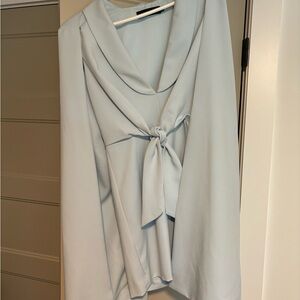 Lavish Alice blue cape dress